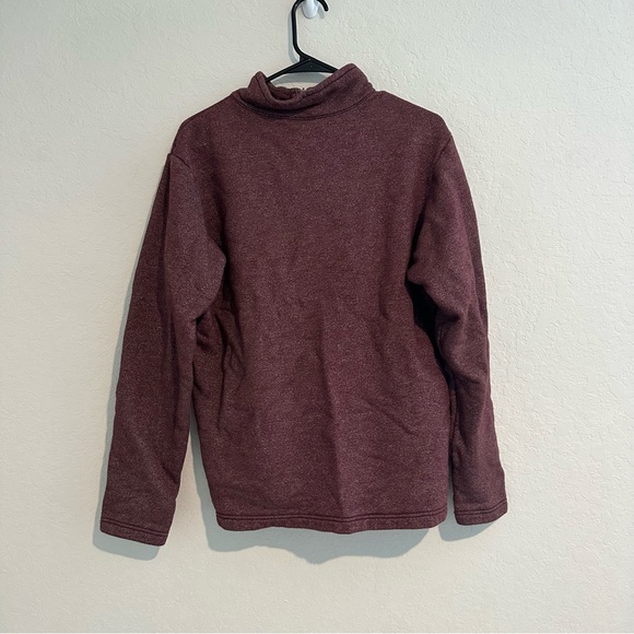 Columbia quarter zip maroon pullover sweater - Picture 3 of 4